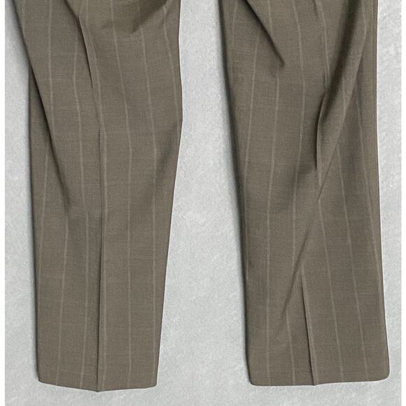 Perry Ellis Portfolio Men's 38x32 Dress Pants Modern Fit Stretch Dark Beige NEW - Picture 7 of 10